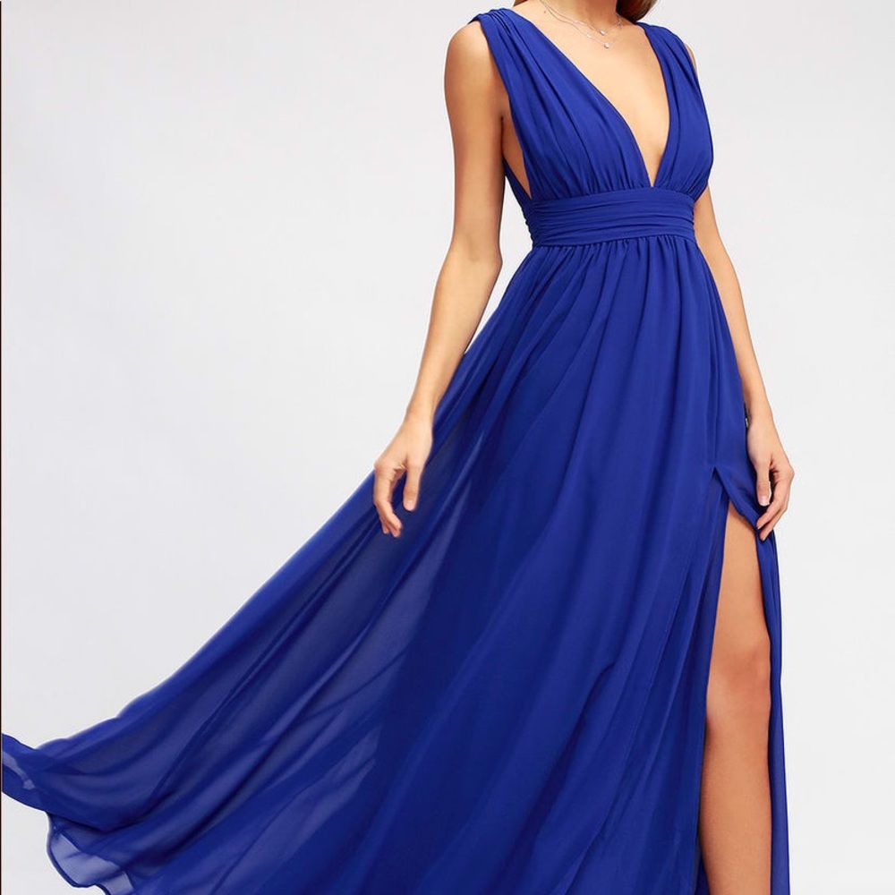 Royal Blue Maxi Dress